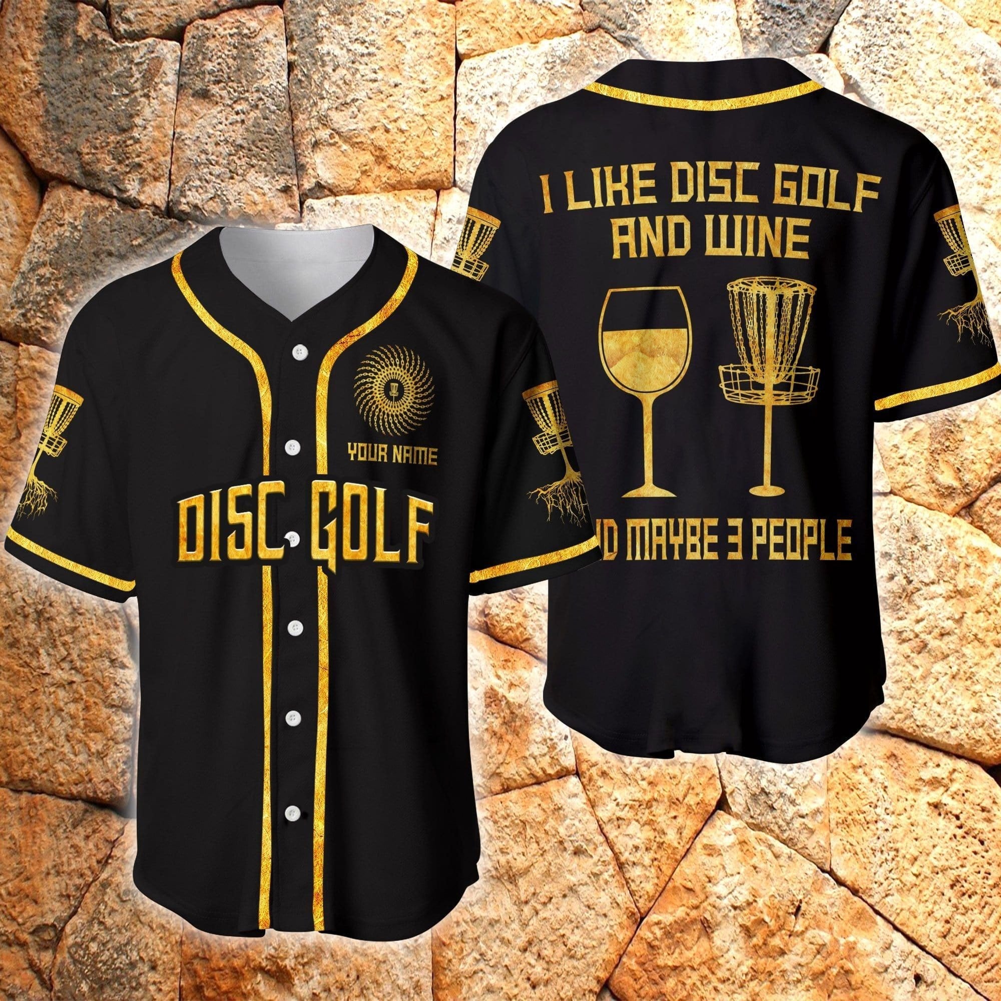 Golf Important Choices Metal Personalized Baseball Jersey/ Idea Gift for Golf Lover