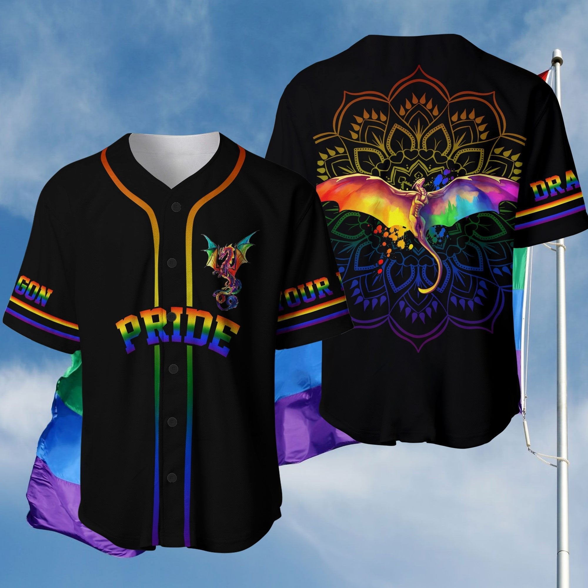 LGBT Being Straight Was A Phase Personalized Baseball Jersey