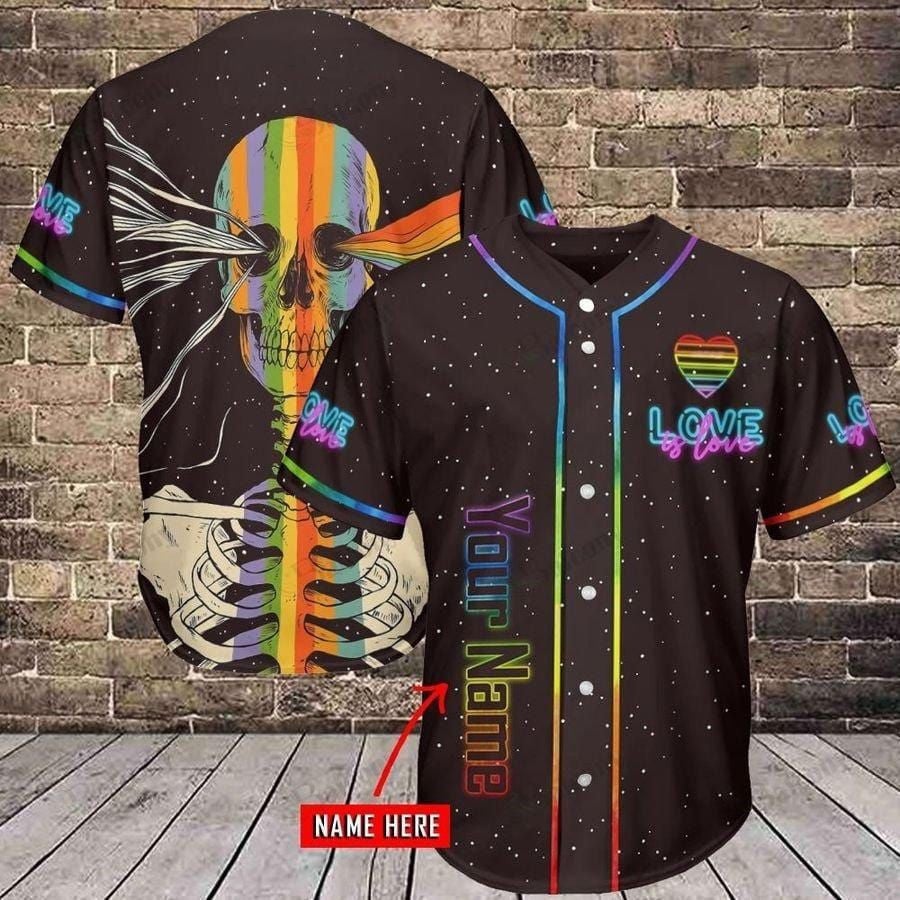 LGBT Being Straight Was A Phase Personalized Baseball Jersey