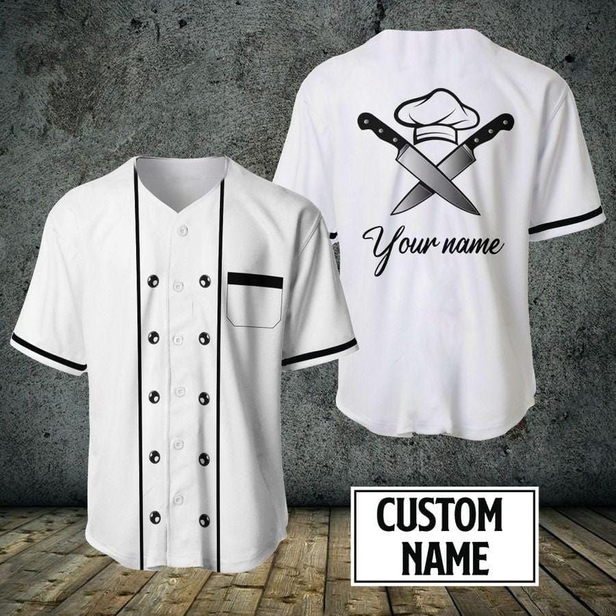 Chef Proud Personalized Baseball Jersey/ Gift for Master Chef