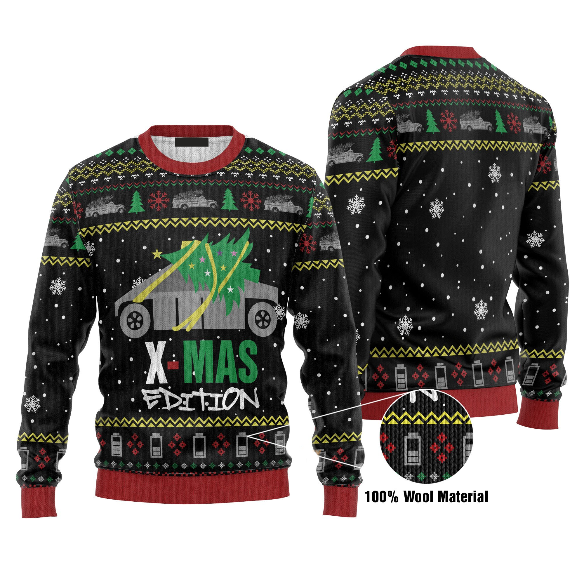 Cybertruck Edition Christmas Ugly Sweater
