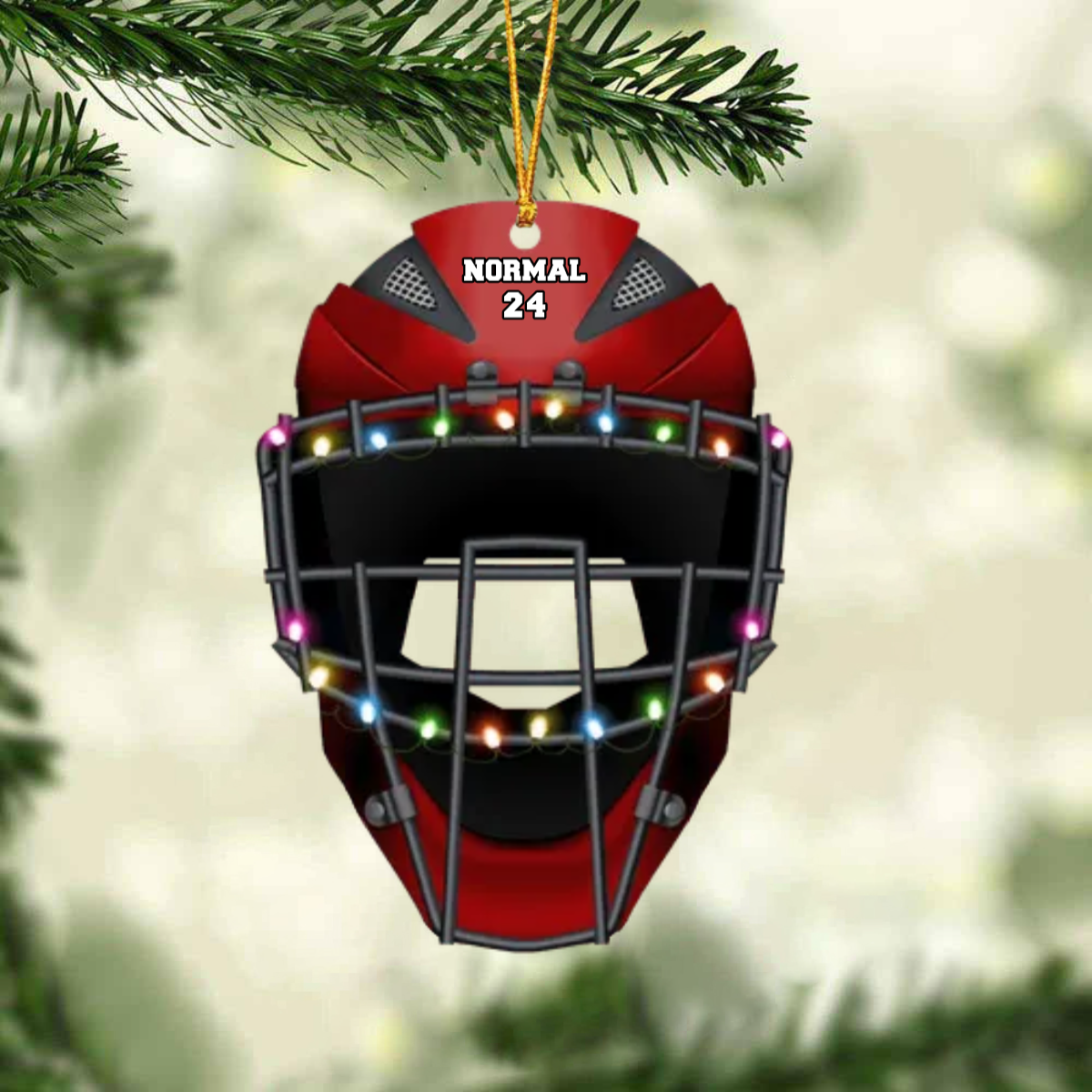 Baseball Helmet - Personalized Christmas Ornament/ Gift for Baseball Lover