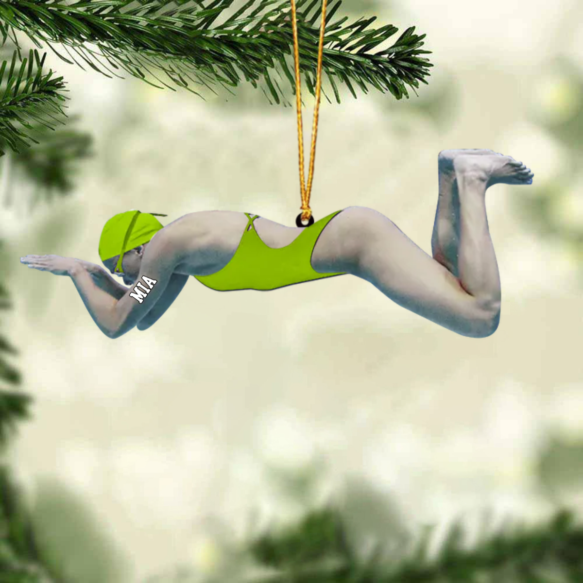 2023 New Release Personalized Swimmer Acrylic Ornament/ Gift For Swimming Lovers/Swimmer