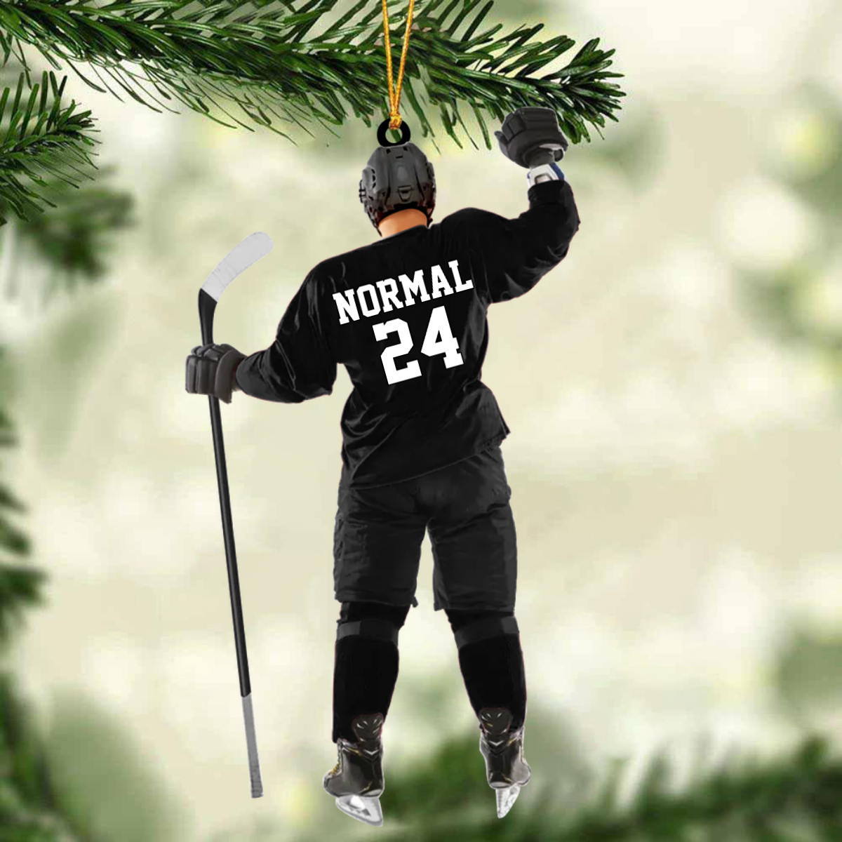 Personalized Ice Hockey Acrylic Ornament/ Gift For Hockey Players
