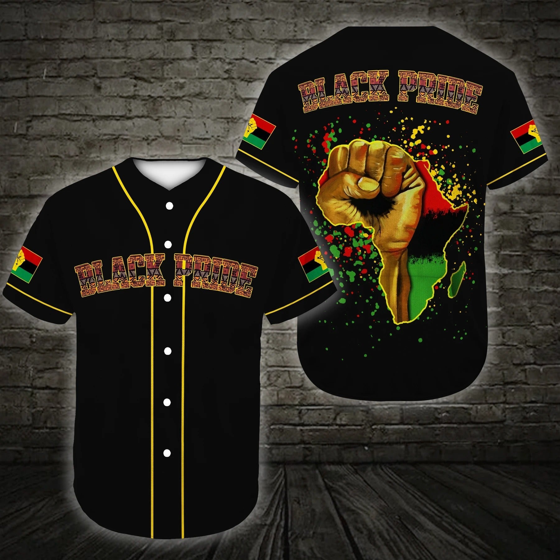 Juneteenth Black Power African American African Pride Baseball Tee Jersey Shirts