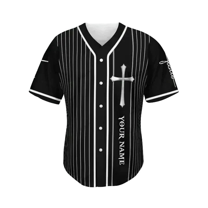 Cross/ Christ/ Pray Baseball Jersey - The Savior Custom Baseball Jersey Shirt For Men Women