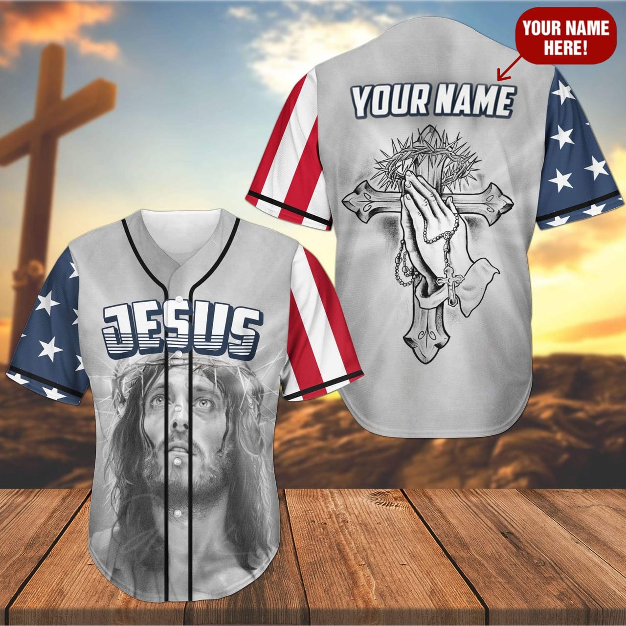 Cross/ Christ/ Pray Baseball Jersey - The Savior Custom Baseball Jersey Shirt For Men Women