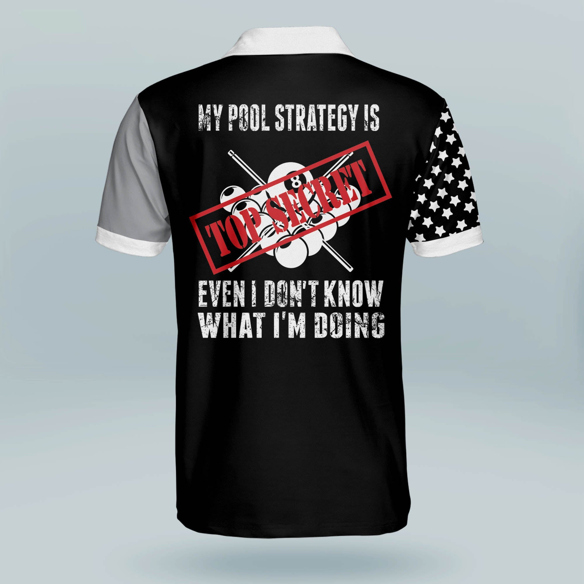 Personalized Funny My Pool Strategy is Top Secret Even/ Gift for Billiard Player