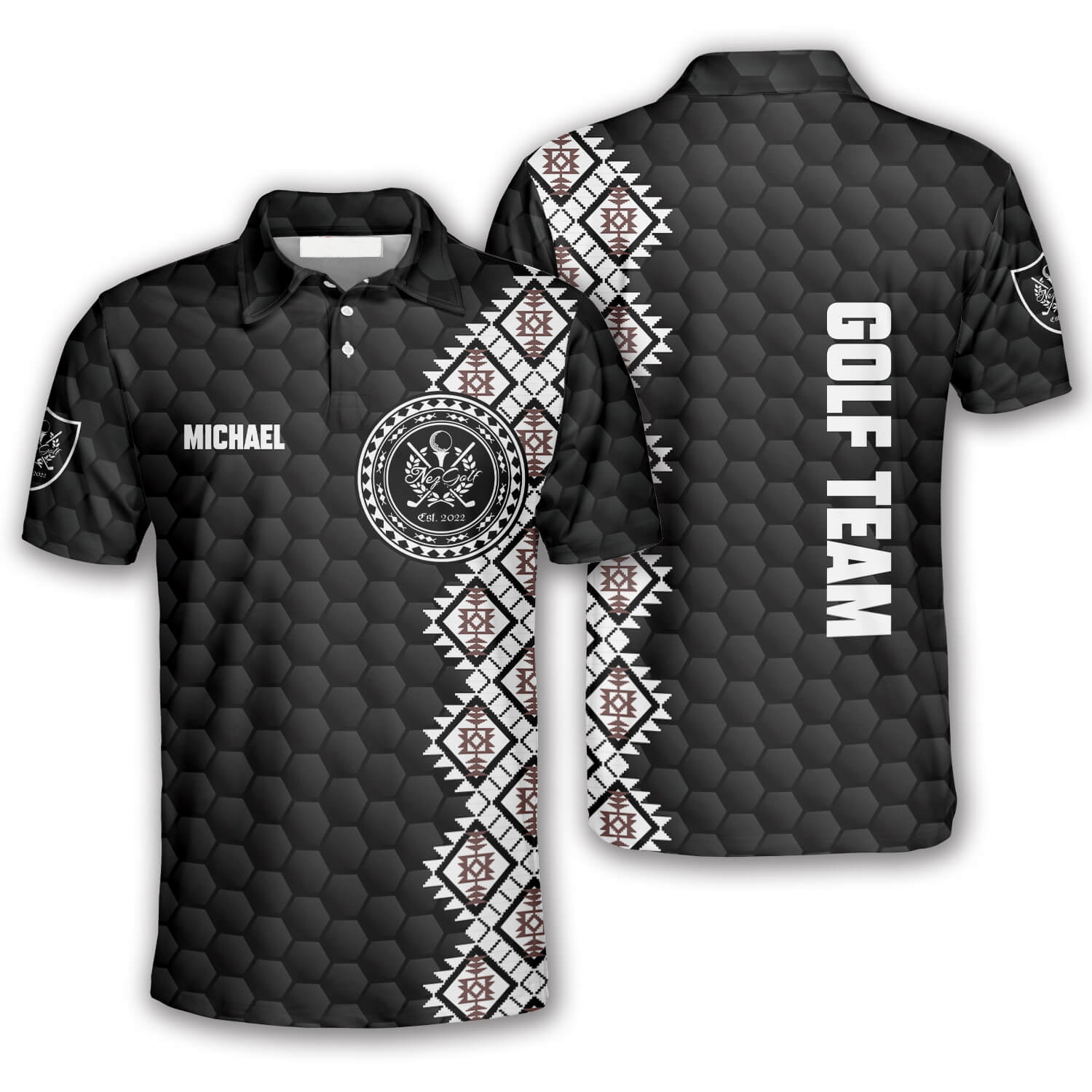 Personalized Golf Polo Shirt/ Custom Golf Polo Shirts for Men