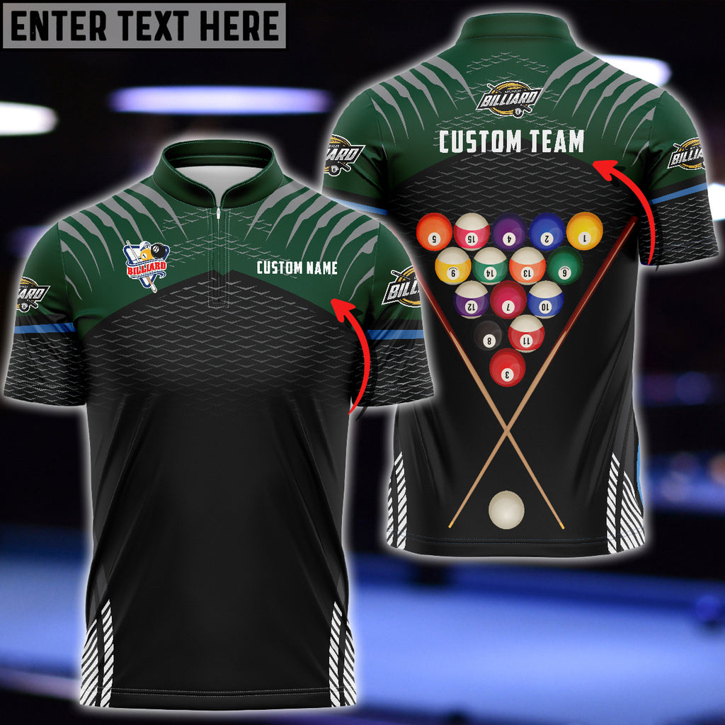 Billiards Sport Bowling Jersey Personalized Name Billiard 3D shirt/ Team Name Unisex Shirt Multi Color Options
