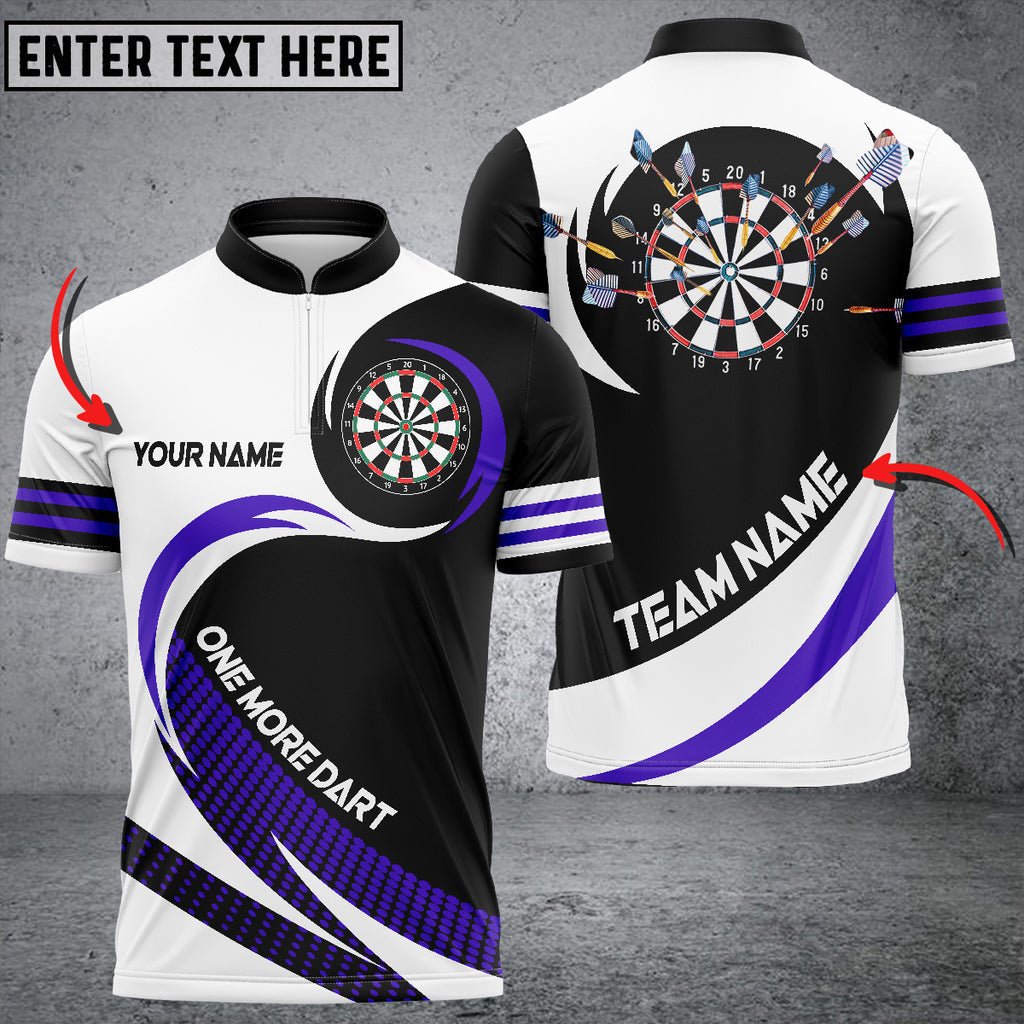 One More Dart For Team Multicolor Option Personalized Name 3D Jersey Shirt/ Gift for Dart Lover