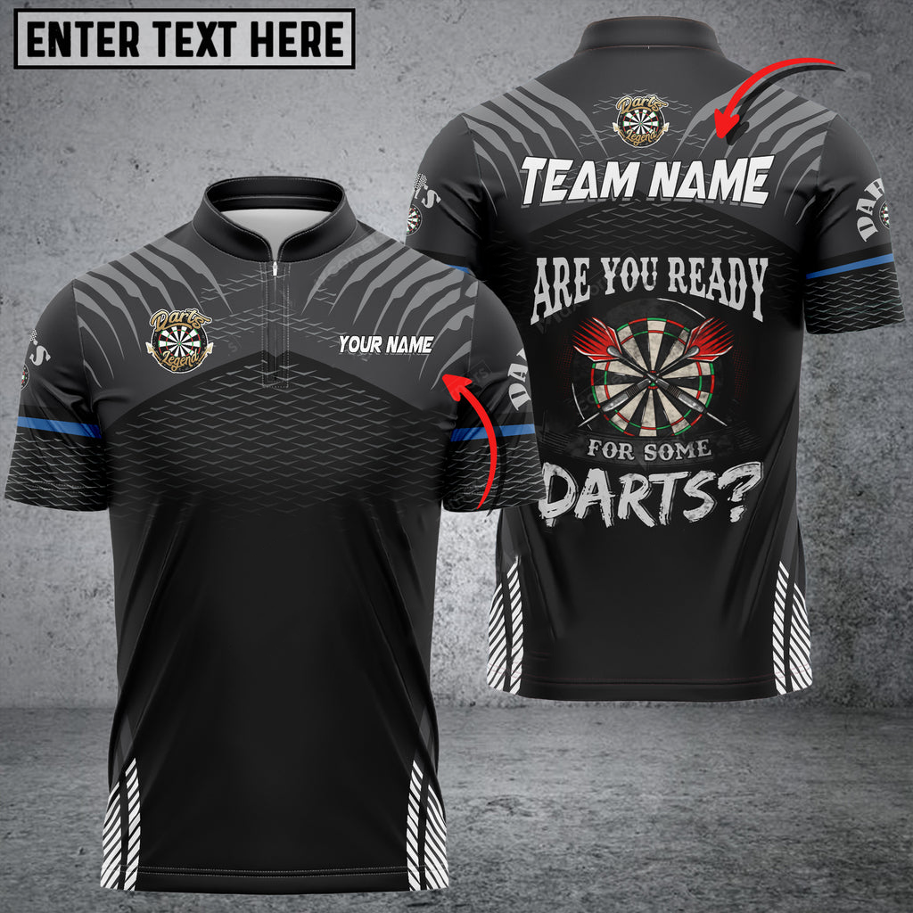 Coolspod Darts Sport Personalized Name Team Multilcolor Dart Jersey/ Are You Ready for Some Darts Shirt