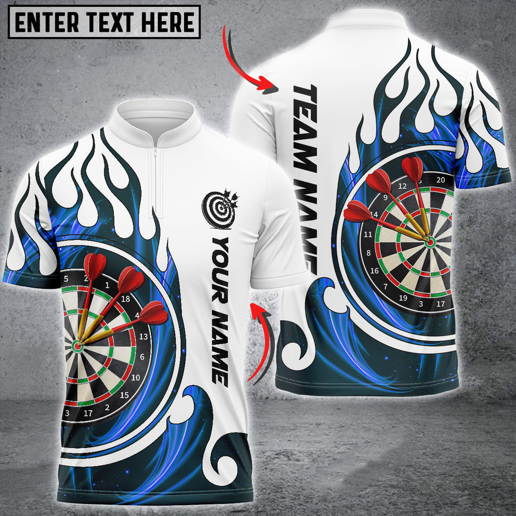 Fire Blaster Darts Multicolor Option Personalized Name 3D Shirt/ Gift for Dart Player/ Dart Jersey Shirt