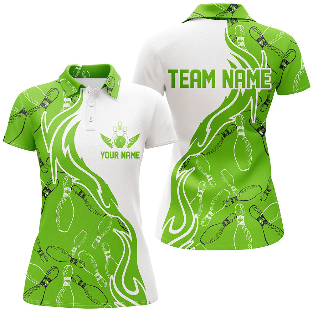Custom Sleeveless Bowling Shirts For Women/ Personalized Bowling Team Polo Shirt