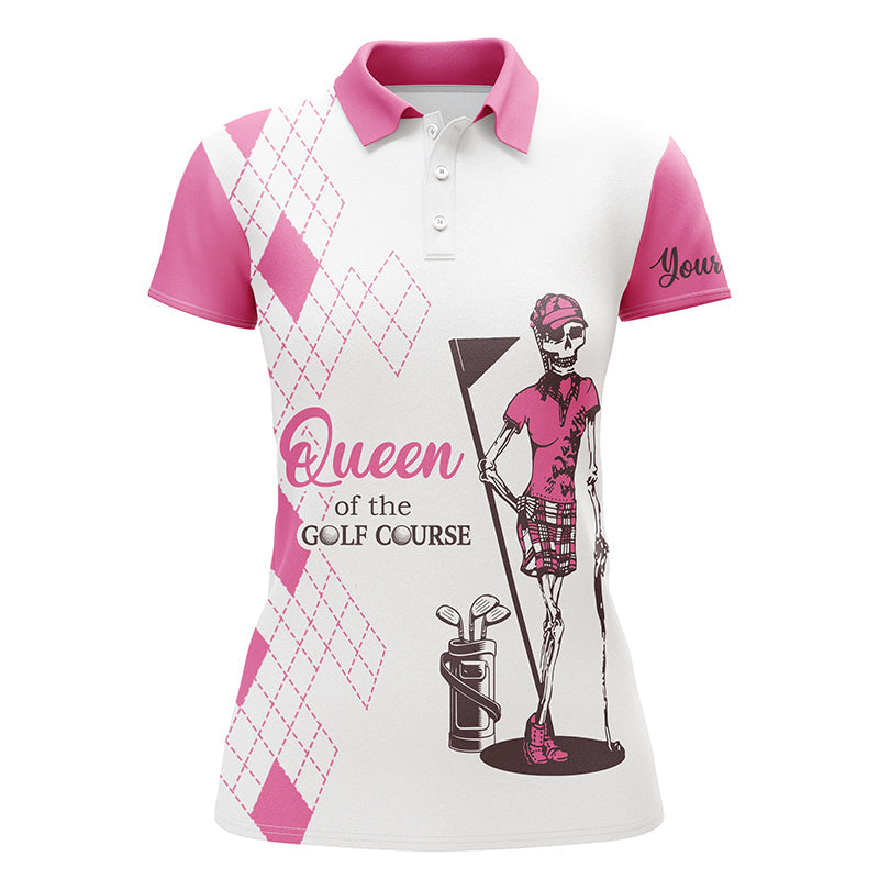 Womens Sleeveless Polo Shirts Golf Skull Women Of The Golf Course/ Golf Shirt For Women