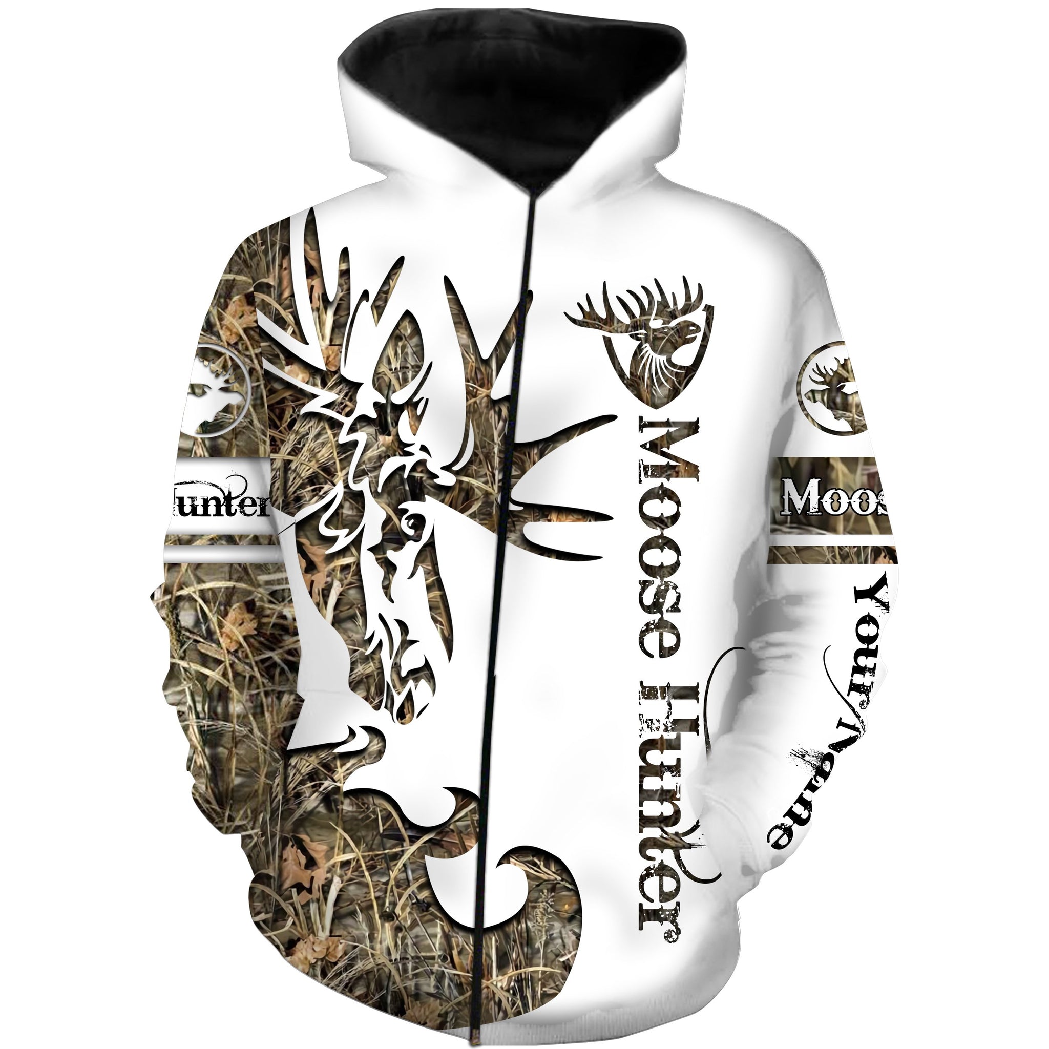 Moose Tattoo Custom Name 3D All Over Print Shirts - Personalized Hunting Gift