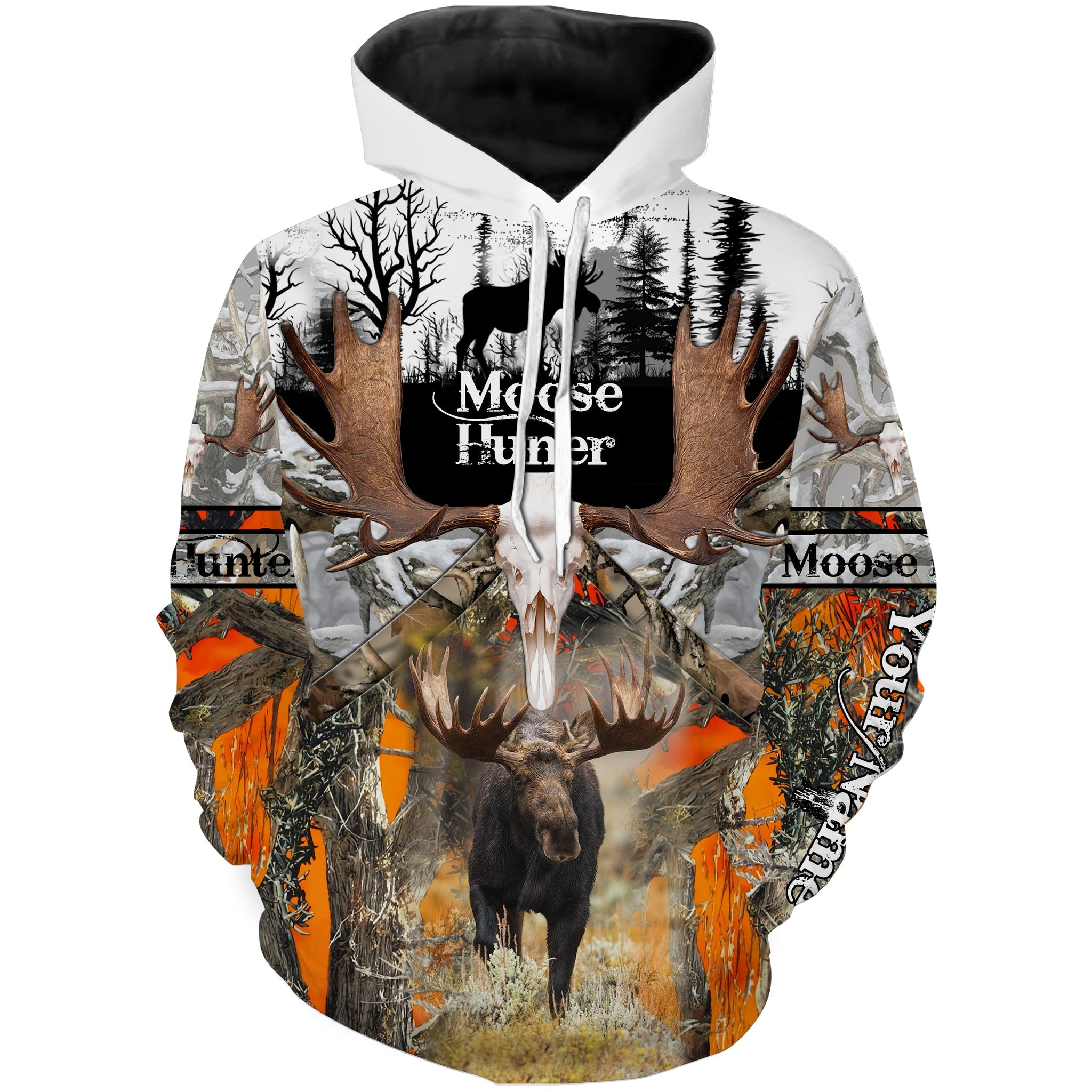 Best Moose Hunting Camouflage Custom Name 3D All Over Print Shirt Personalized Hunting Gifts