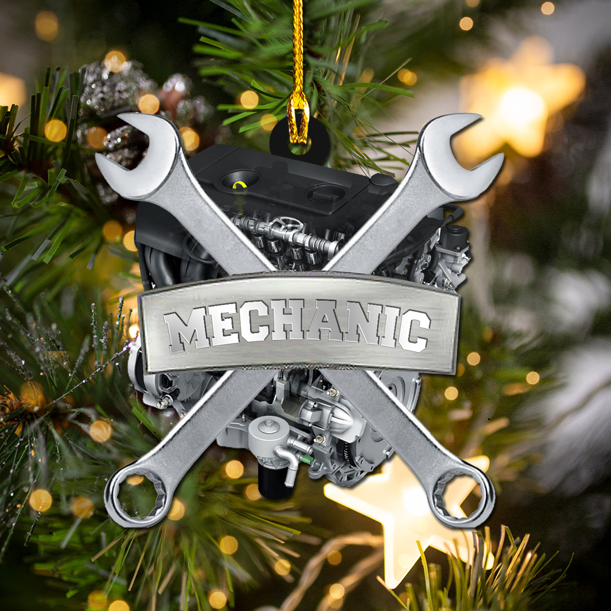 Mechanic Tool Christmas Ornament/ Mechanic Acrylic Ornament/ Idea Gift for Mechanican
