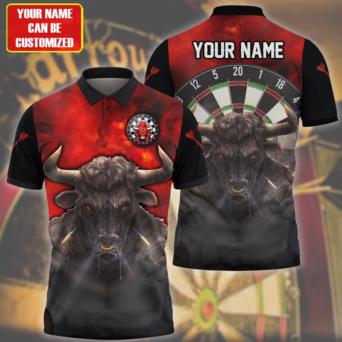 Personalized Name Buffalo Dart Player Hoodie Zipper Hoodie Shirt