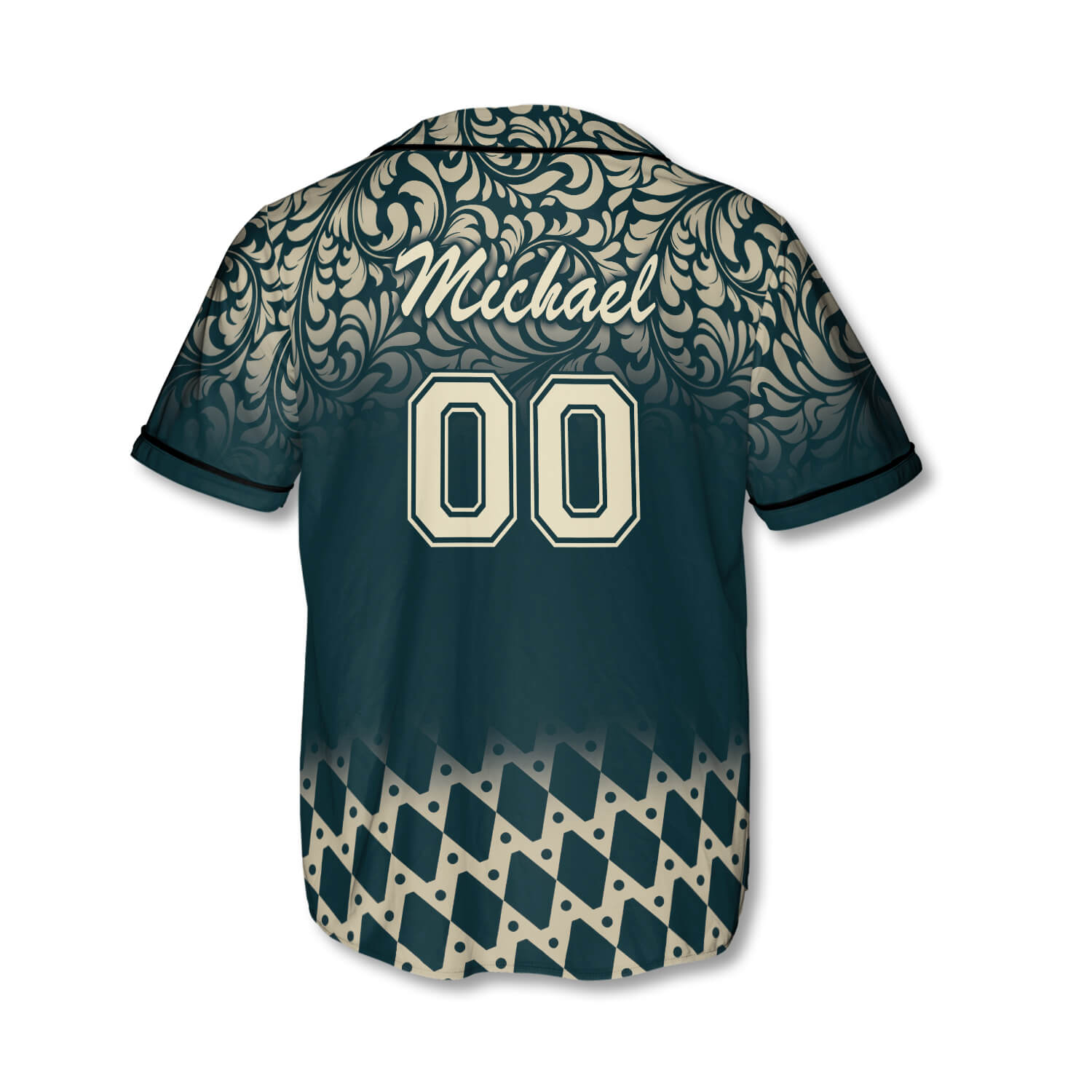 Personalized Name Number Athlete Green Forest Custom Baseball Jersey/ Perfect Shirt for Team Baseball Fan
