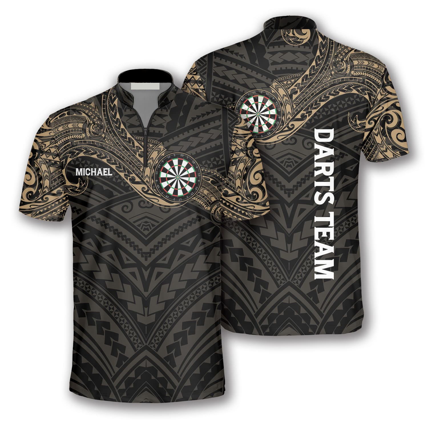 Personalized Classy Tribal Custom Darts Jerseys For Men/ Perfect Shirt for Dart Players