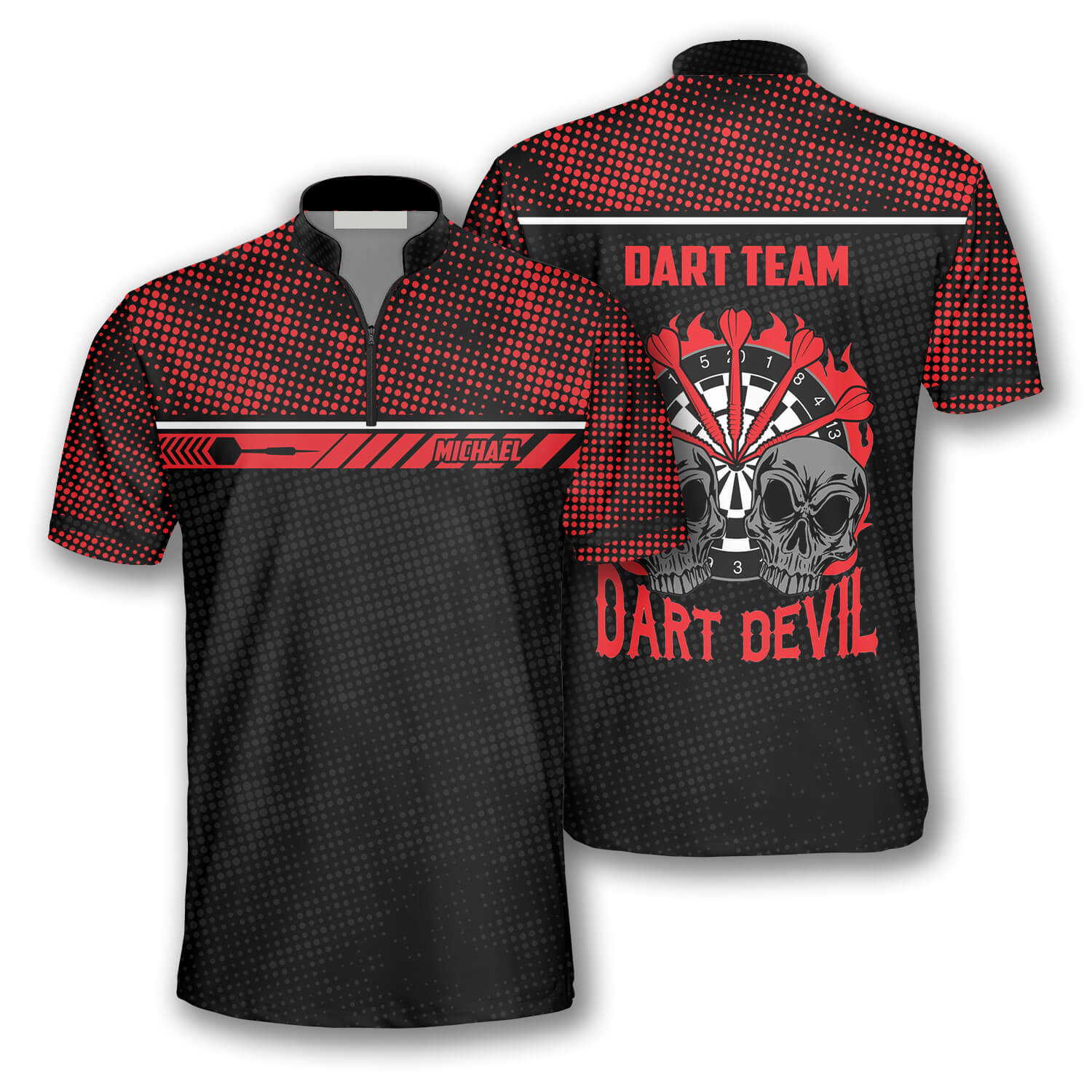 Darts Red Python Custom Darts Jerseys for Men/ Perfect Shirt for Dart Players