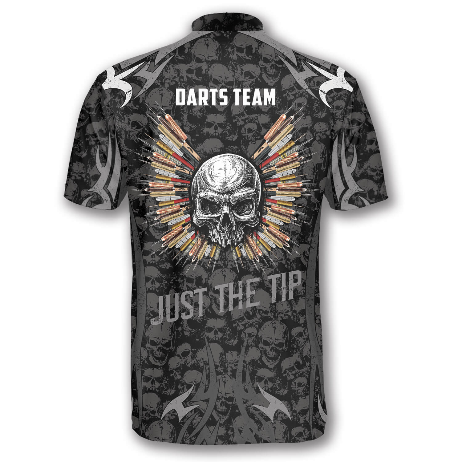 Personalized Skull Angel Wings Custom Darts Jerseys for Men/ Skull Dart Jersey Shirt