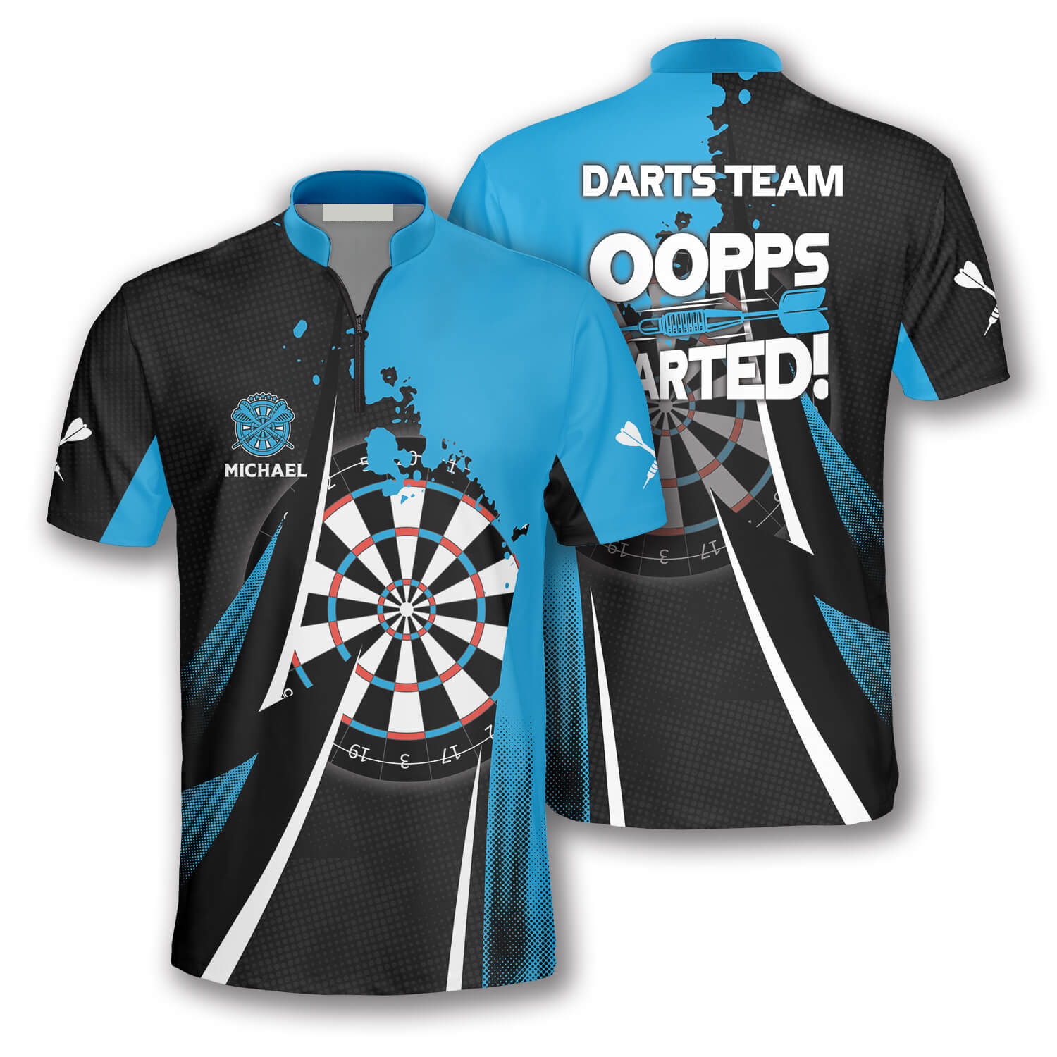 Oopps I Darted Custom Darts Jerseys for Men/ Personalized Name Dart Jersey 3D Shirt