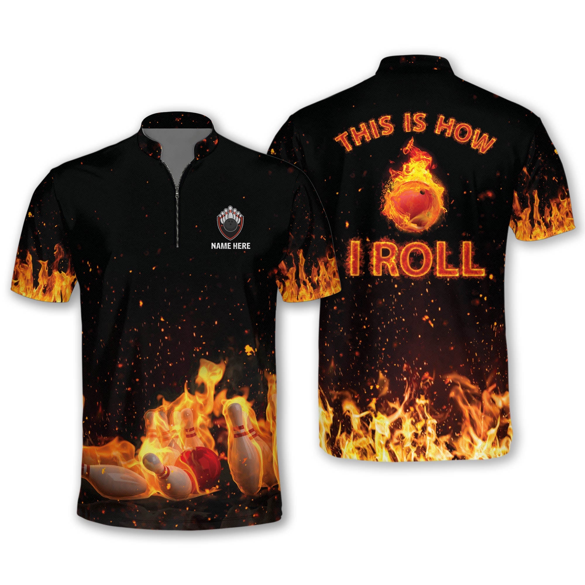 This Is How I Roll Bowling League Jersey Shirts For Men/ Shirt for Bowler
