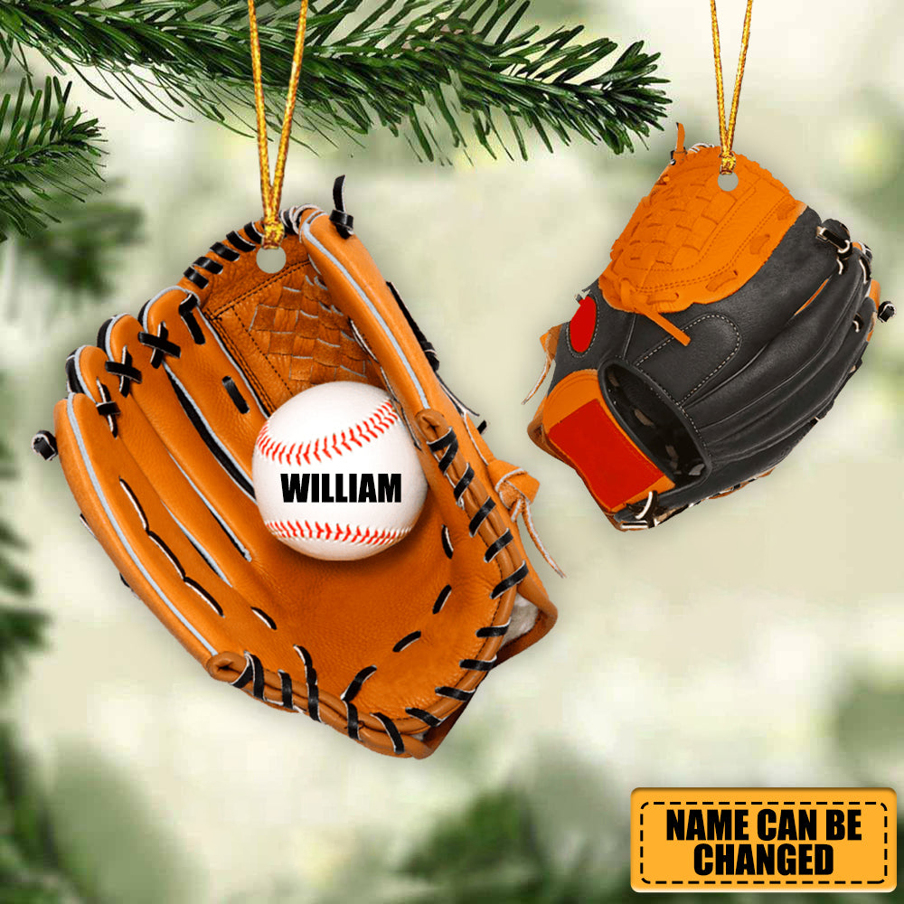 Baseball Pitcher Personalized Cut Ornament Gift For Baseball Lover