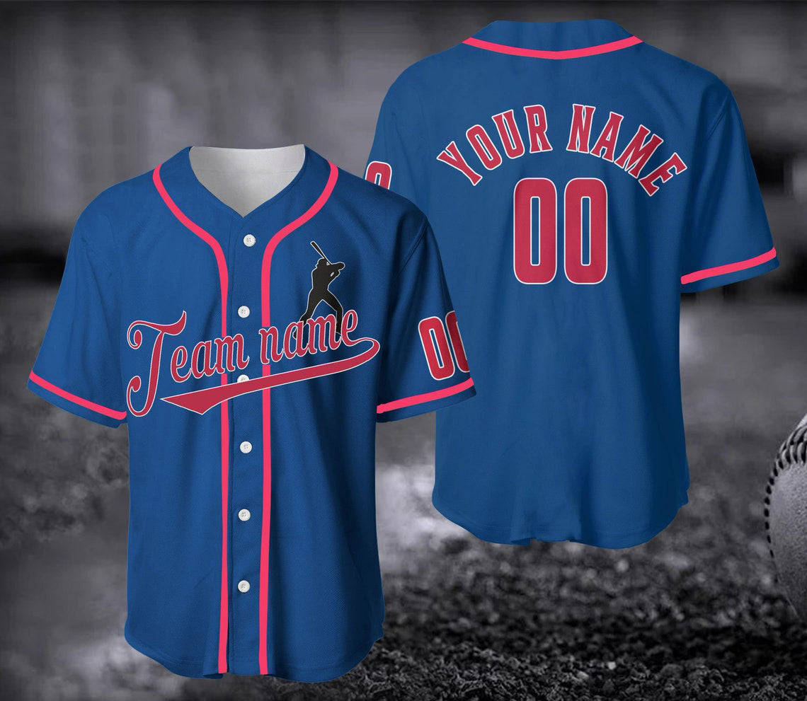 Custom Name Baseball Jersey Shirt/ Personalized Name Custom Request Designs/ Baseball Jersey For Baseball Fans/ Custom Name Baseball Jersey