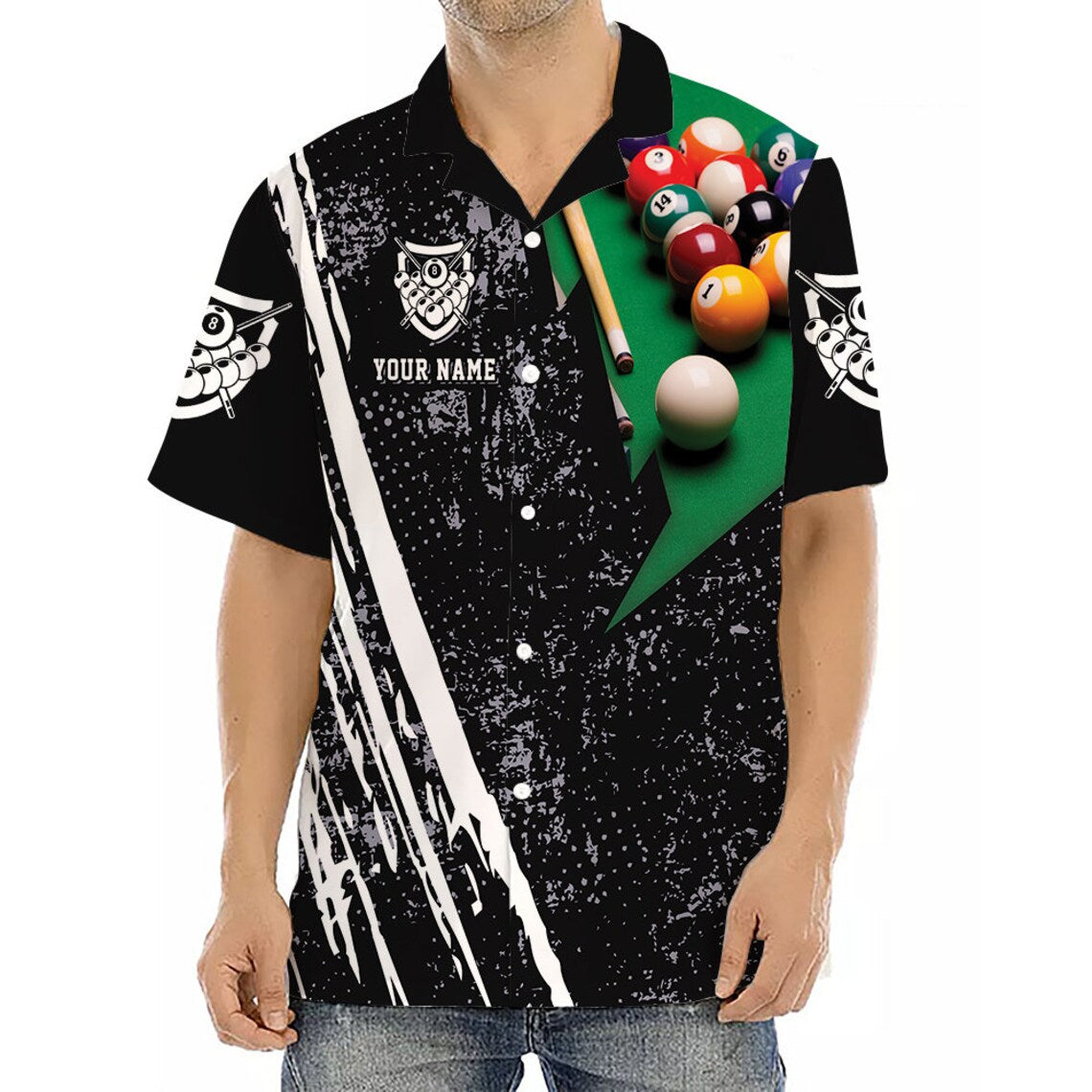 Personalized Billiards Team Hawaiian Shirt/ Gifts For Bachelor Party/ Best Gifts for Men/ Pool Player Hawaii Shirt/ Gift For Billiard Lovers