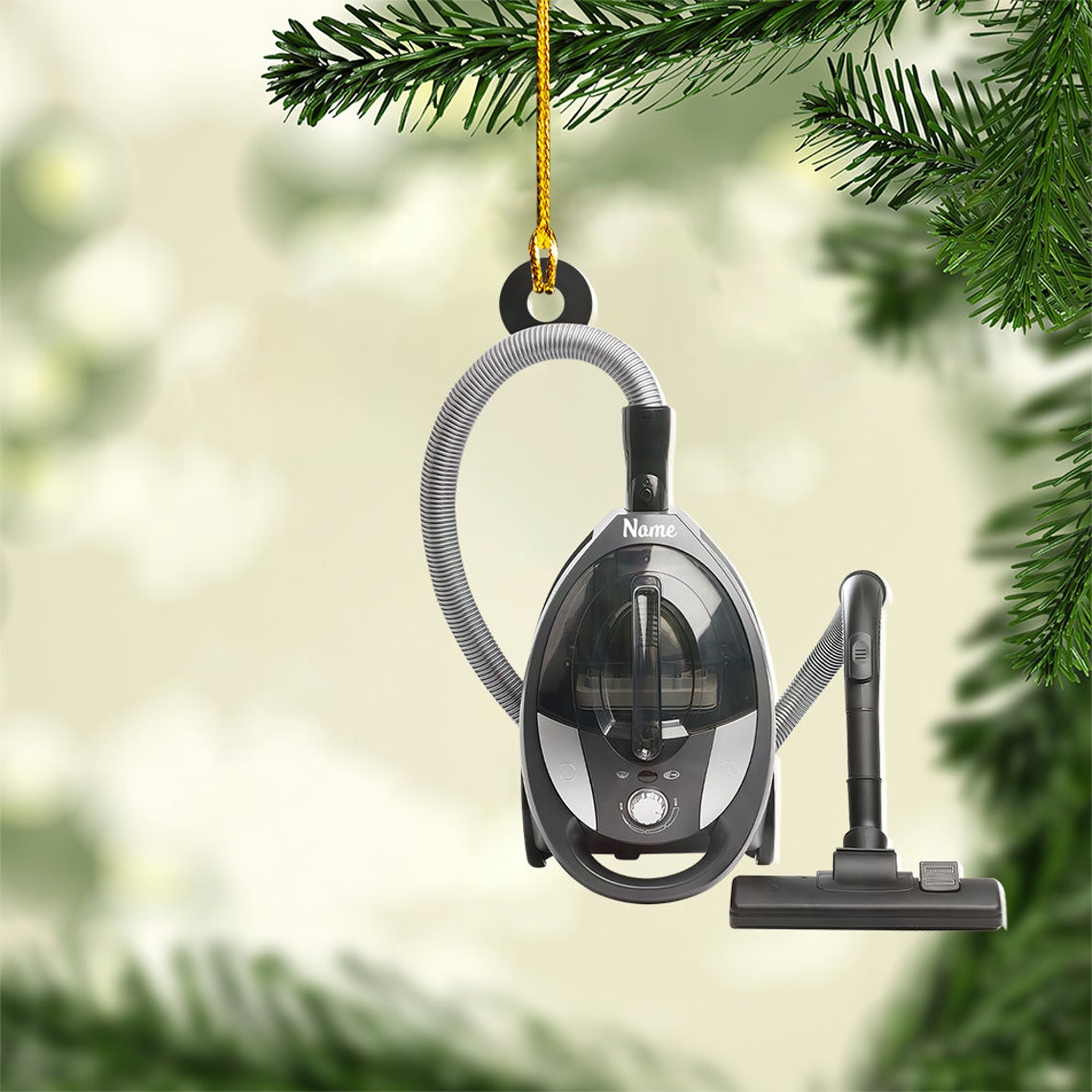 Vacuum Cleaner Christmas Ornament/ Love Vacuum Cleaner Ornament Decor/ Loved Vacuum Cleaner Hanging Ornament/ Lovers Gift