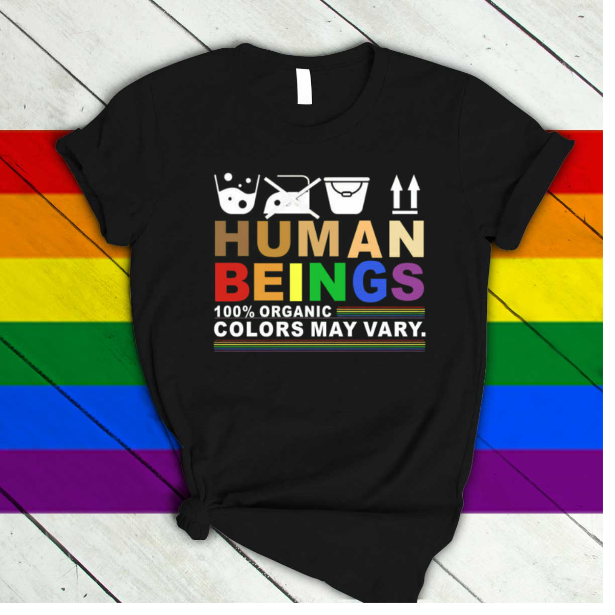 Pride Shirts Gift To Lesbian/ Gift For Gay Couples/ Human Beings 100% Organic Color May Vary T-Shirt