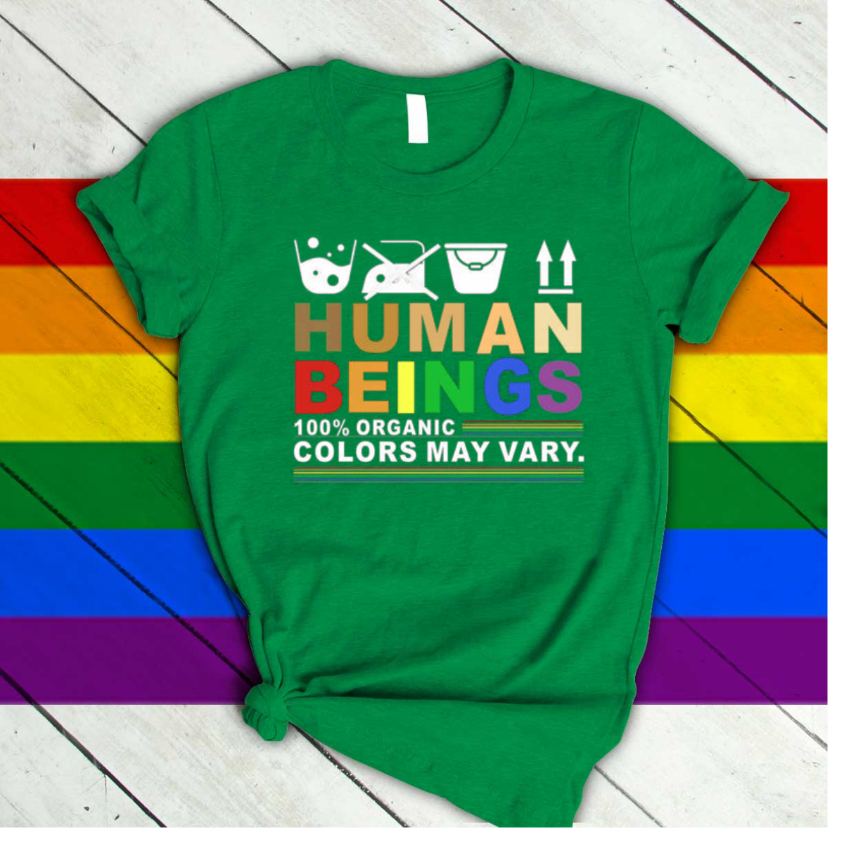 Pride Shirts Gift To Lesbian/ Gift For Gay Couples/ Human Beings 100% Organic Color May Vary T-Shirt