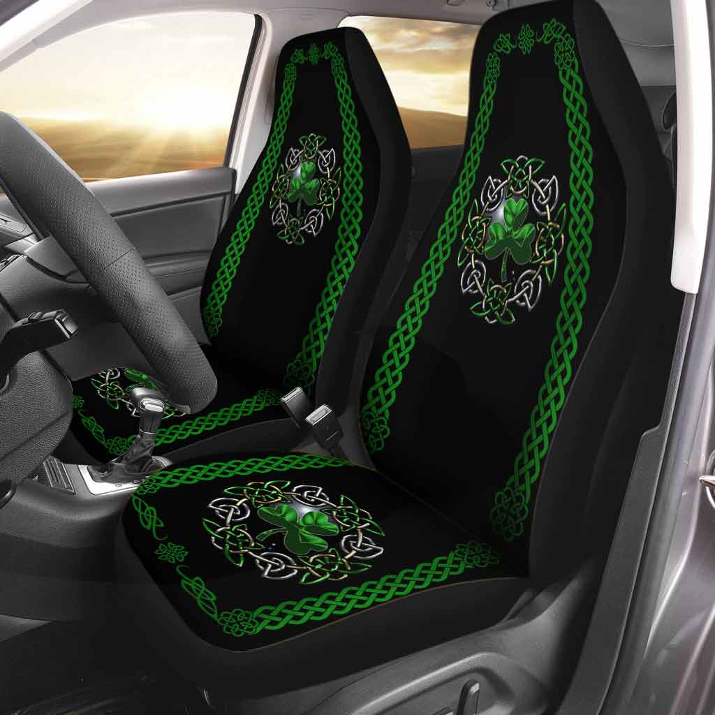 Irish Celtic Seat Covers For Car/ Front Car Seat Cover On Patrick''S Day