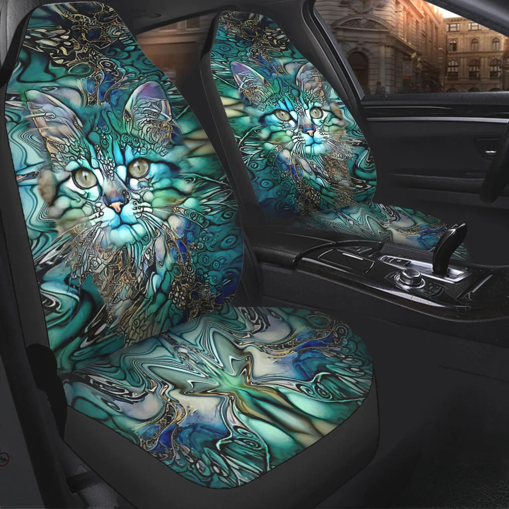 Magical Cat Cat Seat Covers For Men Women/ Winter Car Seat Cover