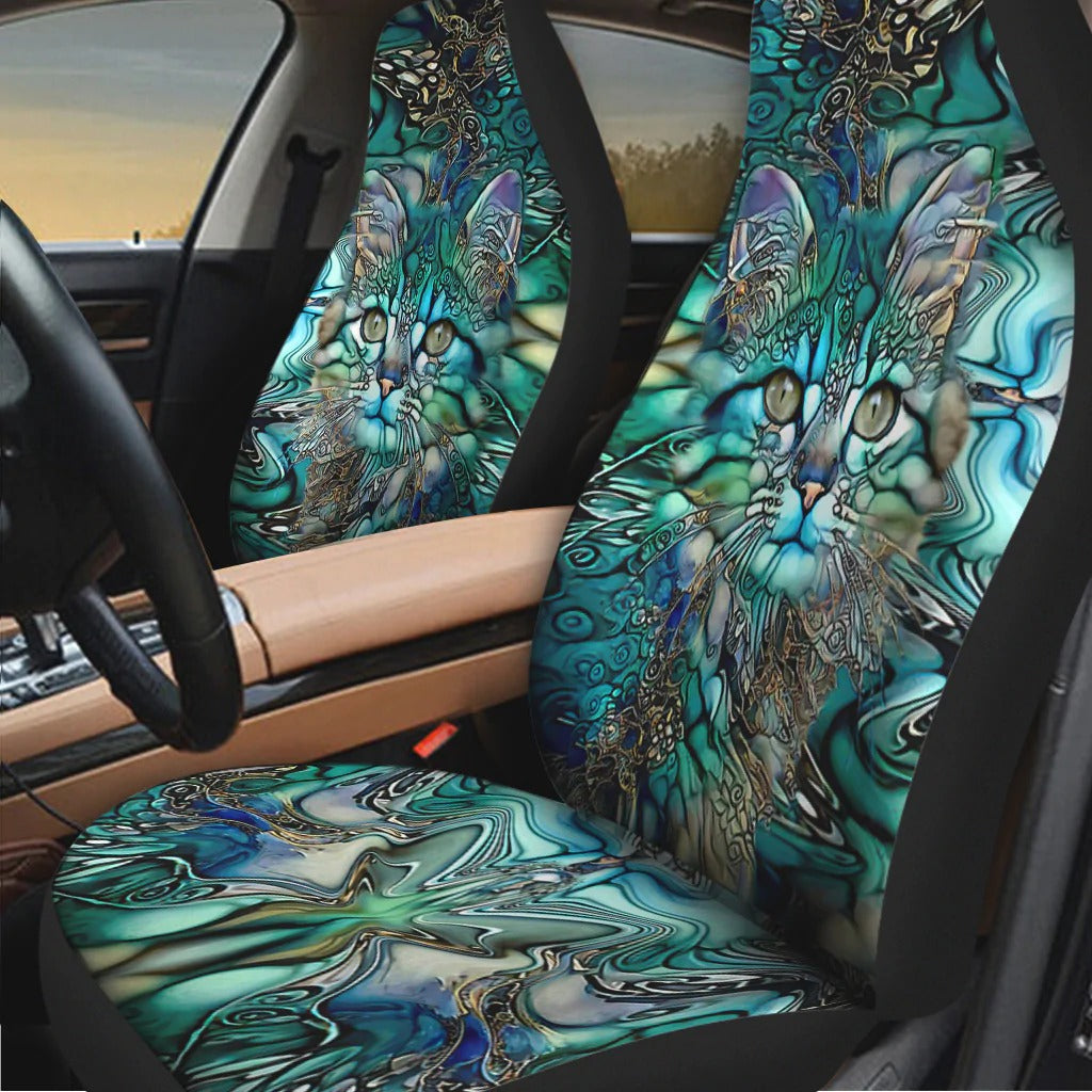Magical Cat Cat Seat Covers For Men Women/ Winter Car Seat Cover