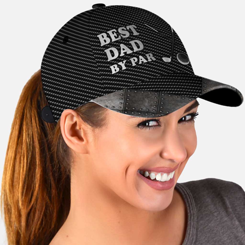 Best Dad By Par Classic Cap Hat Golf Baseball Cap Hat For Men And Women/ Golf Cap Hat