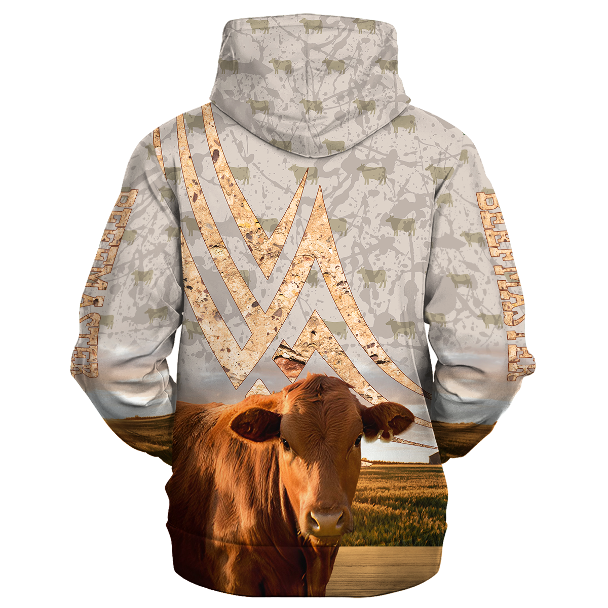 Beefmaster On A Stone Background Hoodie/ Hoodie Oversized For Men Women