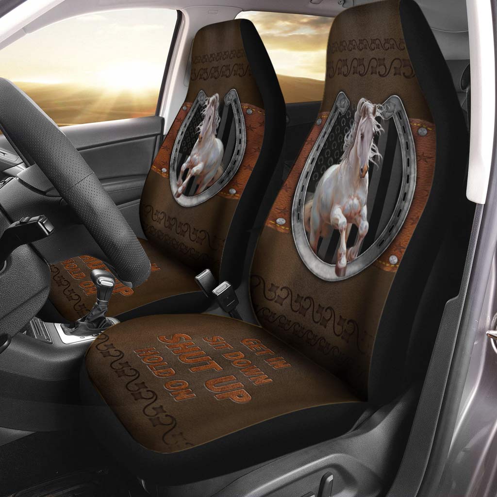 3D All Over Printed Horse Seat Cover For Auto/ Front Car Seat Cover With Horse Love