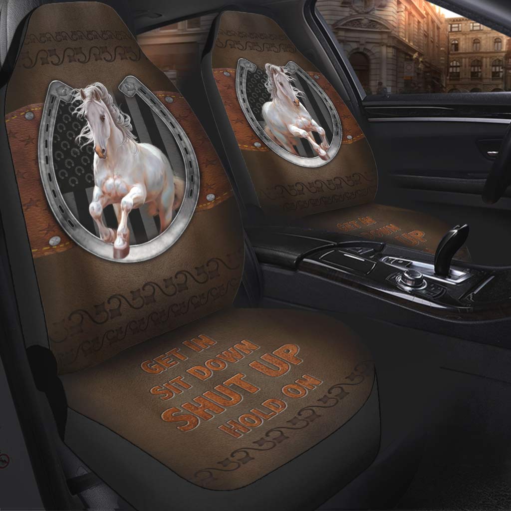 3D All Over Printed Horse Seat Cover For Auto/ Front Car Seat Cover With Horse Love