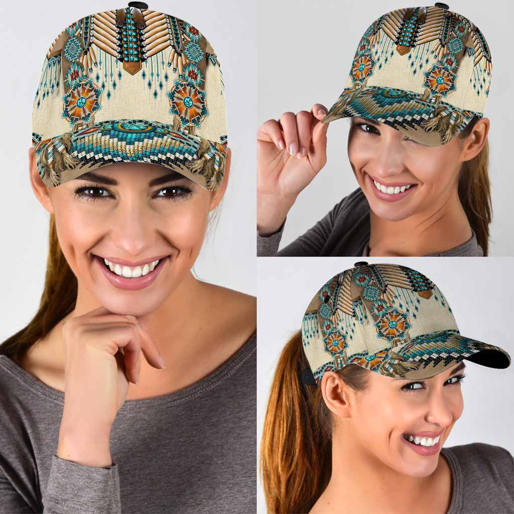 Native American Cap/ Native American 3D Full Print Baseball Cap Hat