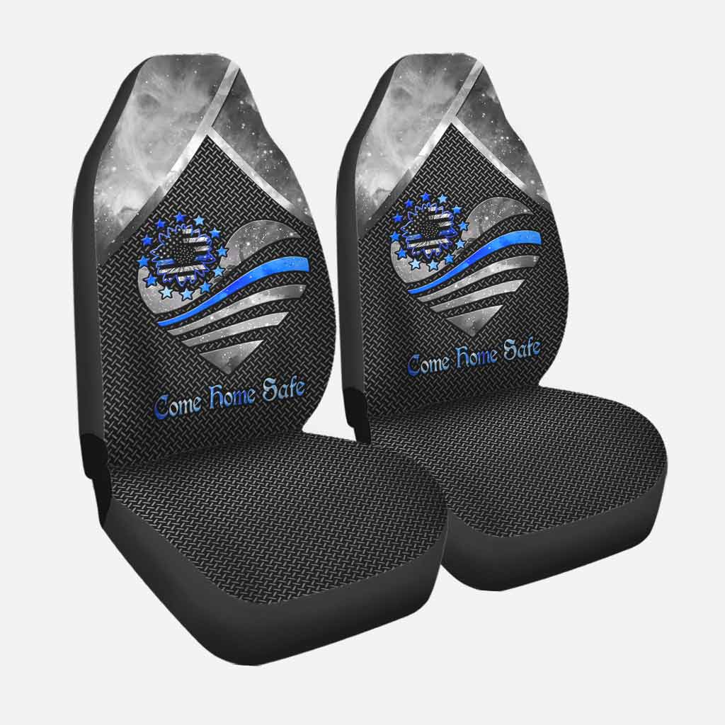 Front Car Seat Cover For Police/ Come Home Safe/ Police Officer Seat Covers For Auto Car