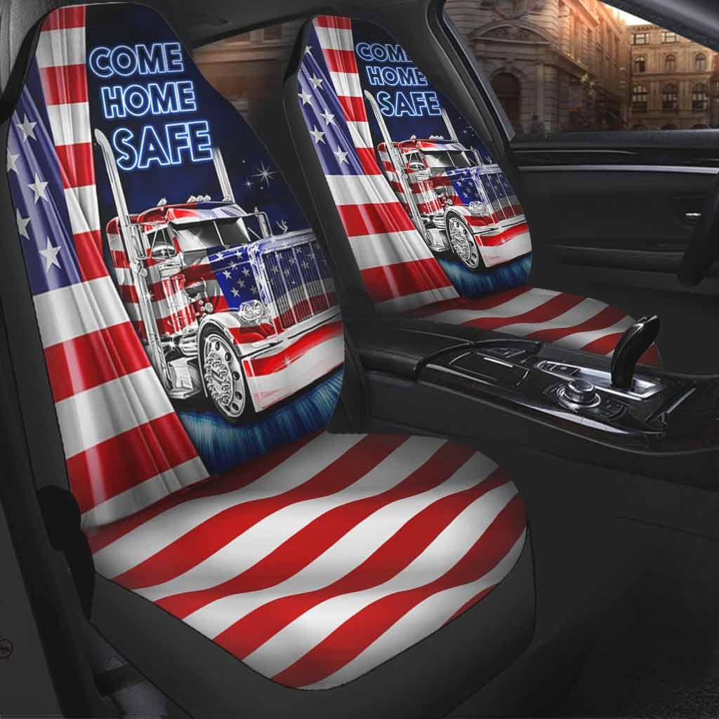 Come Home Safe Car Seat Cover/ Trucker Seat Covers For Car/ Premium Seat Covers For Car Auto