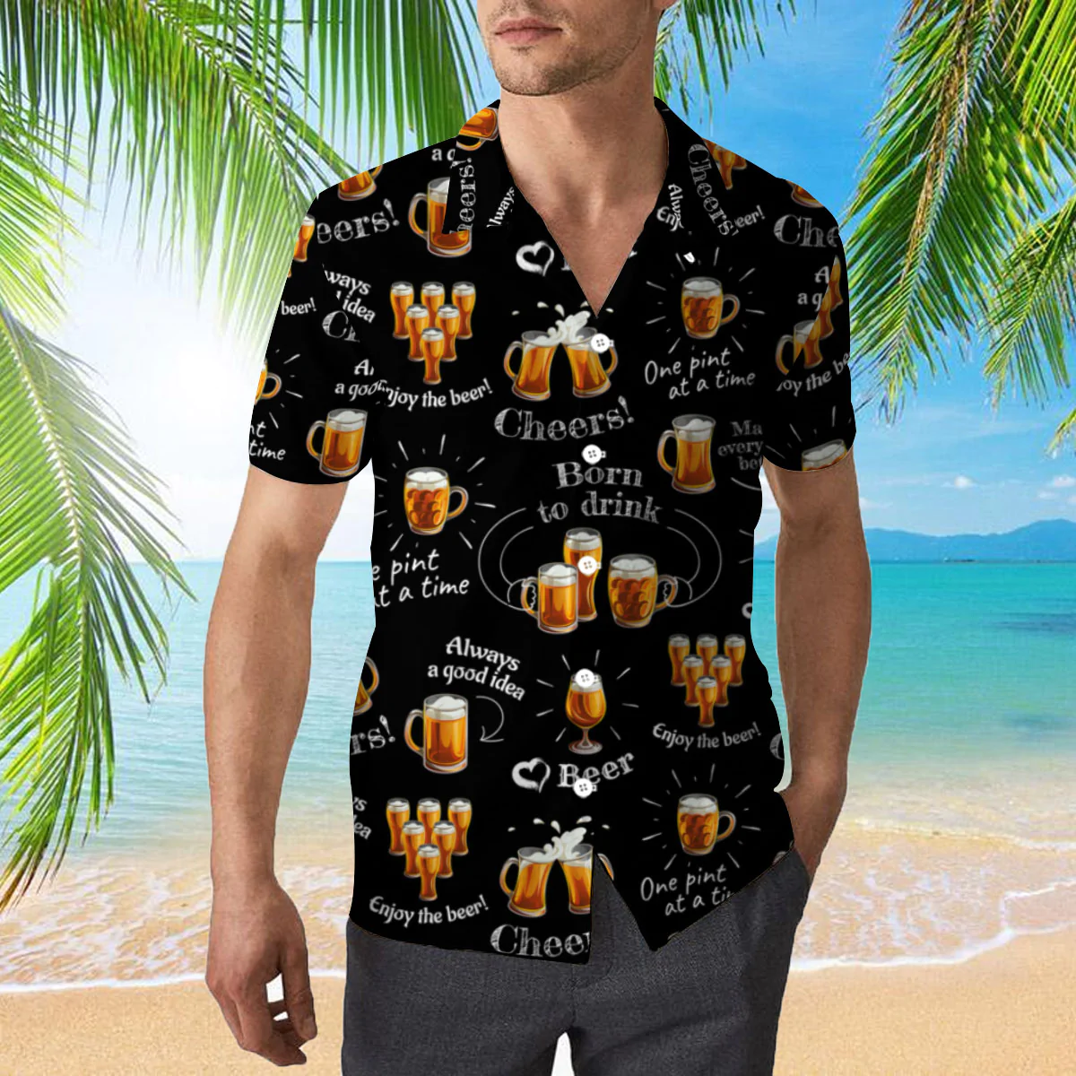 Enjoy The Beer Hawaiian Shirt for men/ women