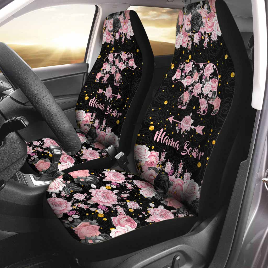 Front Car Seat Cover For Mom/ Mama Bear Car Accessories/ Mother''S Day Seat Covers For Her Car