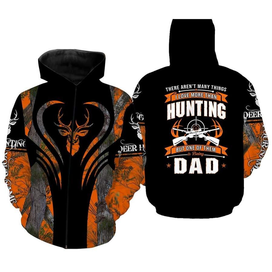 Custom Name 3D All Over Print Shirts Hunting Dad/ Father Day Gift From Son Daughter