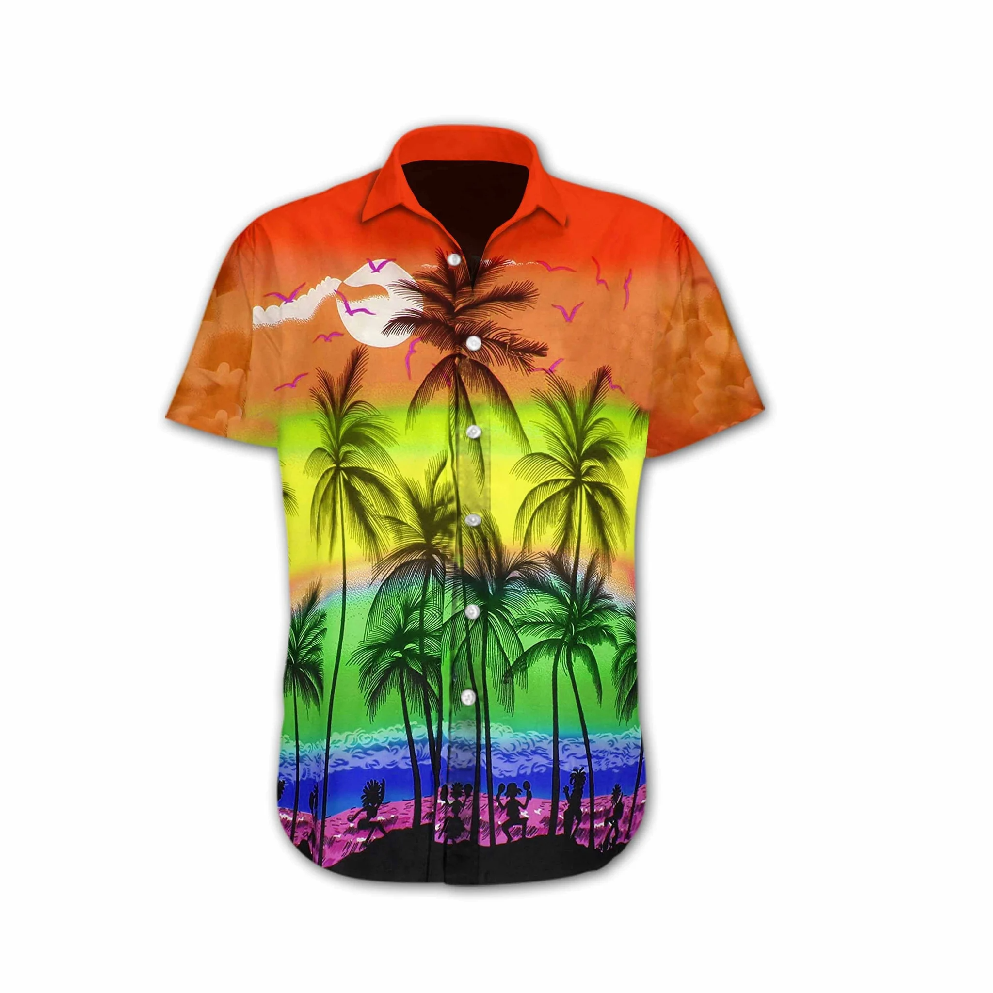 Lgbt Beach Beautiful Natural Beauty Design Hawaiian Shirt