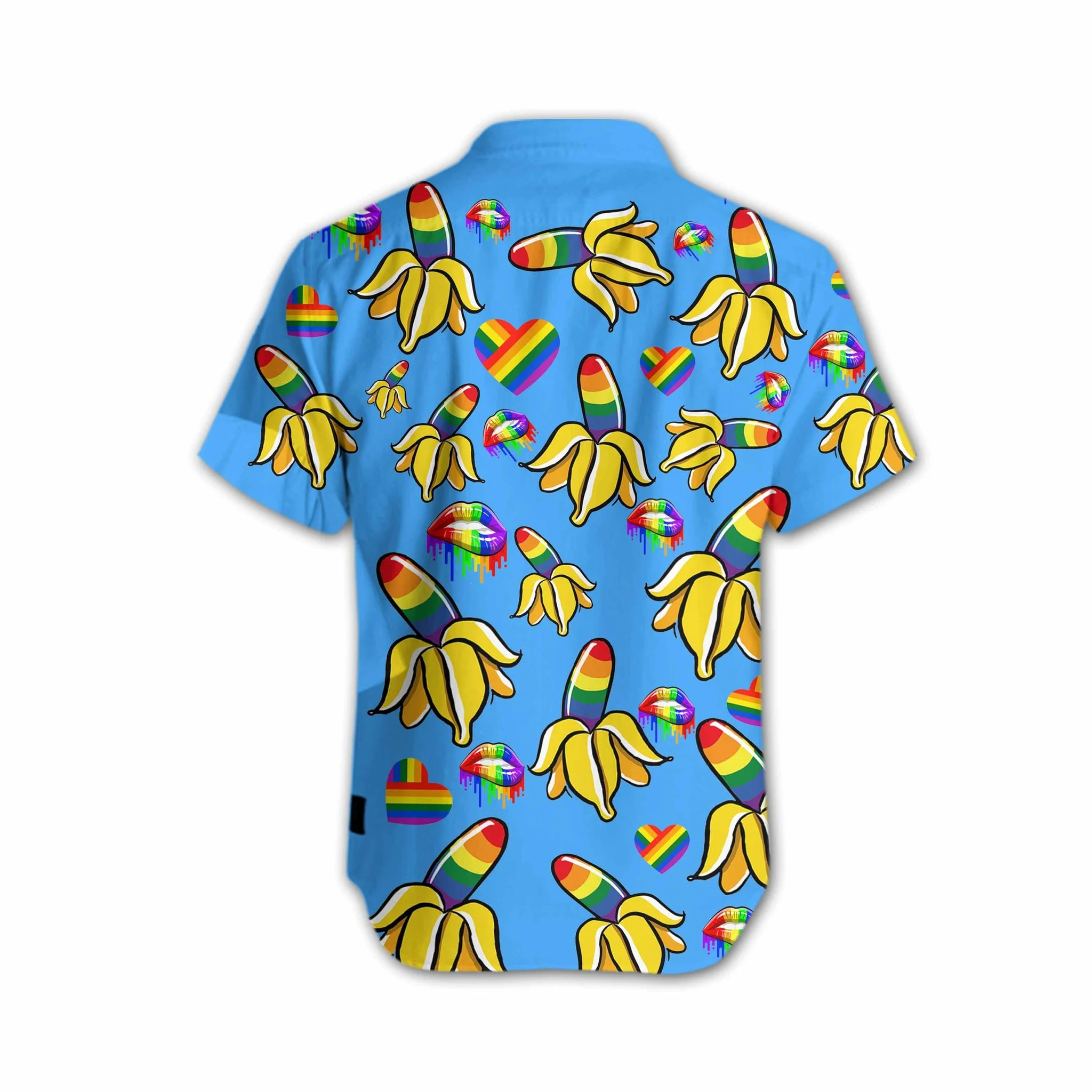 Gay Pride Gift Hawaiian Shirt/ Banana Design Hawaiian Shirt